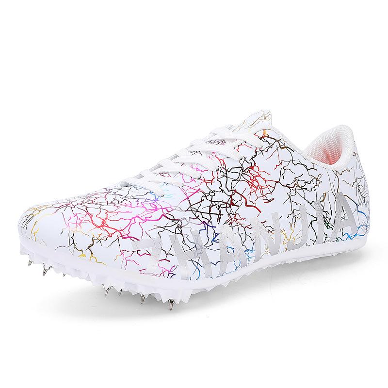 Новые мужские и женские кроссовки для легкой атлетики на 100 метров, кроссовки для комплексных тренировок, студенческие шиповки для спринта, шиповки для прыжков в длину с места