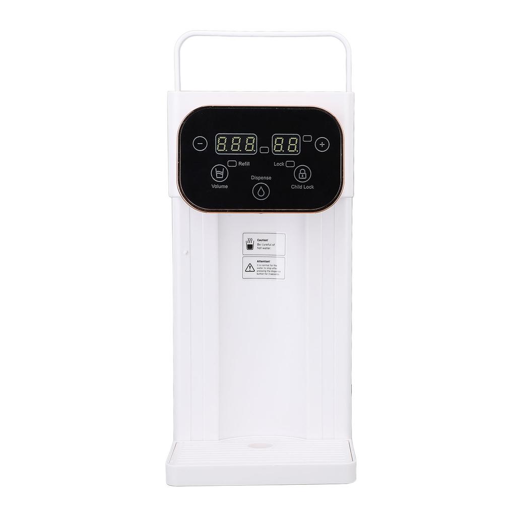 Quick Heating Hot Water Dispenser Adjustable Temperature and Capacity Self Cleaning 3L Desktop