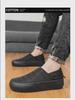 Мужские зимние хлопковые ботинки Xuheng с низким верхом и бархатной подкладкой