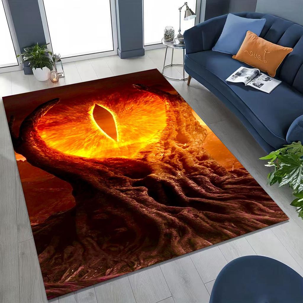 Classics L-Lord of The Rings H-Hobbit Movie Board Rug for Bedroom Living Room Sofa Home Doormat Decor, Large Non-slip Floor Mat