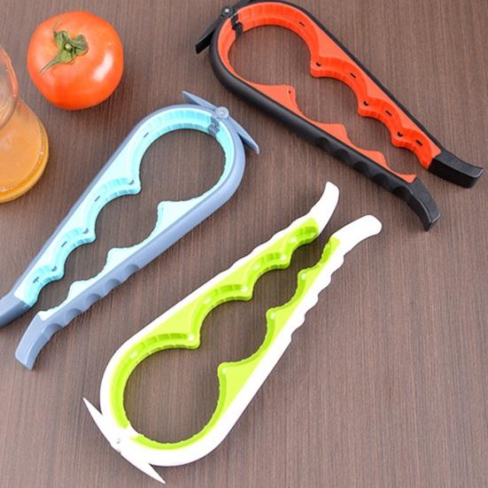 5 In 1 Bottle Opener Easy Grip Jar Opener for Arthritis Hands Quick Opening