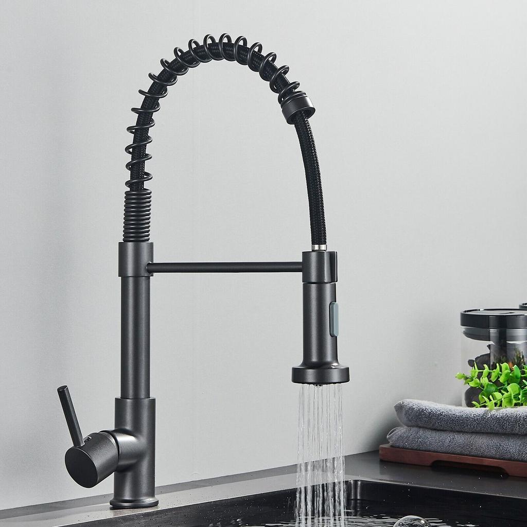 Выдвижной смеситель для кухни с распылителем, смеситель с одной ручкой