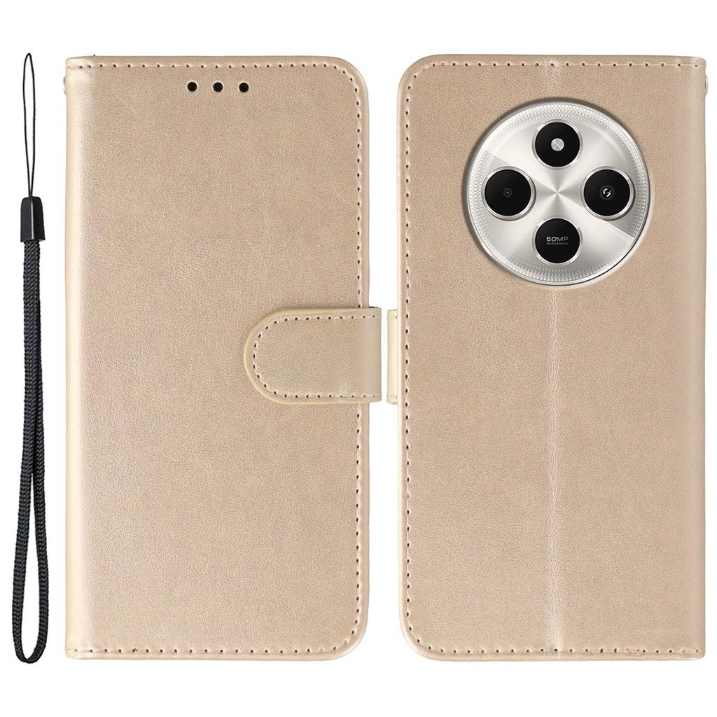 Чехлы для Xiaomi Poco C75 4G/Poco M7 5G/Redmi 14C 4G/5G/14R 5G/A3 Pro 4G/A4 5G из ПУ кожи, откидная обложка-кошелек для телефона с ремешком