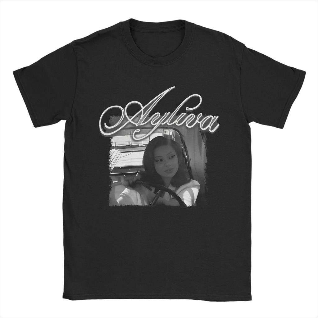 Винтажная уличная одежда Футболка Die Ayliva Tour 2025 Мужская 100% хлопок Короткий рукав Круглый вырез Летние топы