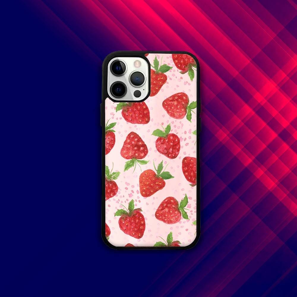 S-Strawberry Cute Shortcak Phone Case For iPhone 16e,16,15,14,13,12,11,Plus,Pro,Max,Mini Magsafe Magnetic Wireless Charging