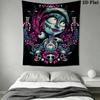 Jack Skellington'S Halloween Adventure Tapestry Fashion Print Wallmounted Background Cloth Atmospheric Background Cloth