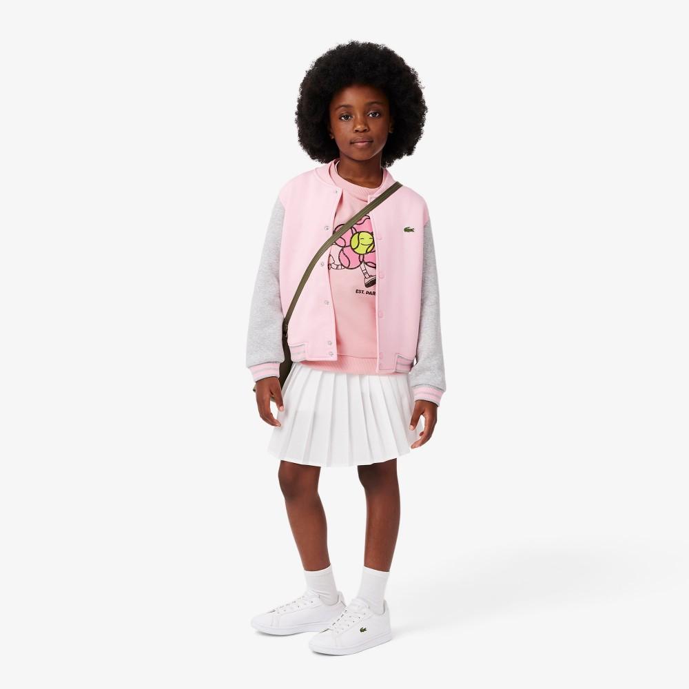 Lacoste Мальчиковая толстовка с графическим принтом теннисного мяча, с длинным рукавом, SJ2456-54N7SY
