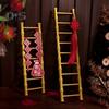 Step Ladder Home Decor Chinese Style Ladder Ornament Retro Ladder Crafts Sculpture Housewarming Supplies for Home Office Restaurant Hotel
