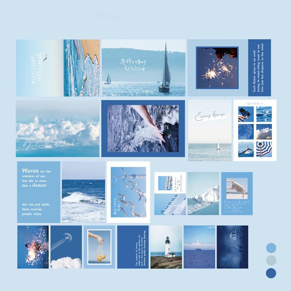 20 шт DIY плакат карты наклейки бумажный фон настенные наклейки НОВЫЕ открытки наклейки подарок