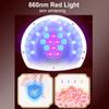 Светодиодная лампа для ногтей УФ-лампа для сушки ногтей для гелевых ногтей Умная сушилка для ногтей с красным светом 660 нм Лампа для отверждения ногтей для гель-лака