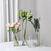 Guluto Vase Unbreakable Transparent Flower Base Acrylic Stylish Elegant Large Interior Flower Vase Hydroponics Ikebana Artificial Flowers Suitable for
