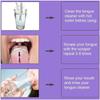 Stainless Steel Halitosis Clean Silver Tongue Scraping Brush Portable Tongue Scraper  Women Men
