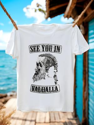 Футболка Valhalla Vintage с изображением скандинавских богов - УВИДИМСЯ В ВАЛЬ...