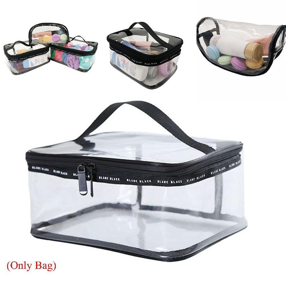 Clear Portable Waterproof Travel Pouch PVC Toiletry Case Cosmetic Bag