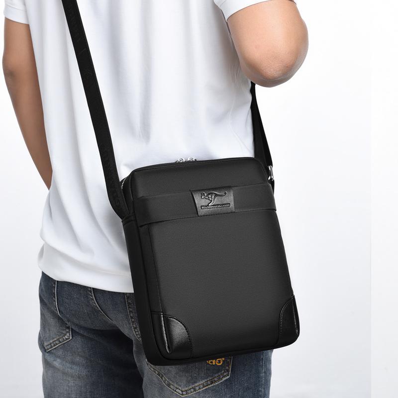 Мужская однолямочная сумка через плечо из холста, Новый 2025 Оксфордский рюкзак для поездок на работу, Компактная персональная портативная сумка