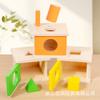 Wooden Montessori Kindergarten Early Childhood Teaching Aids Toys Montessori Infant Color Shape Cognition