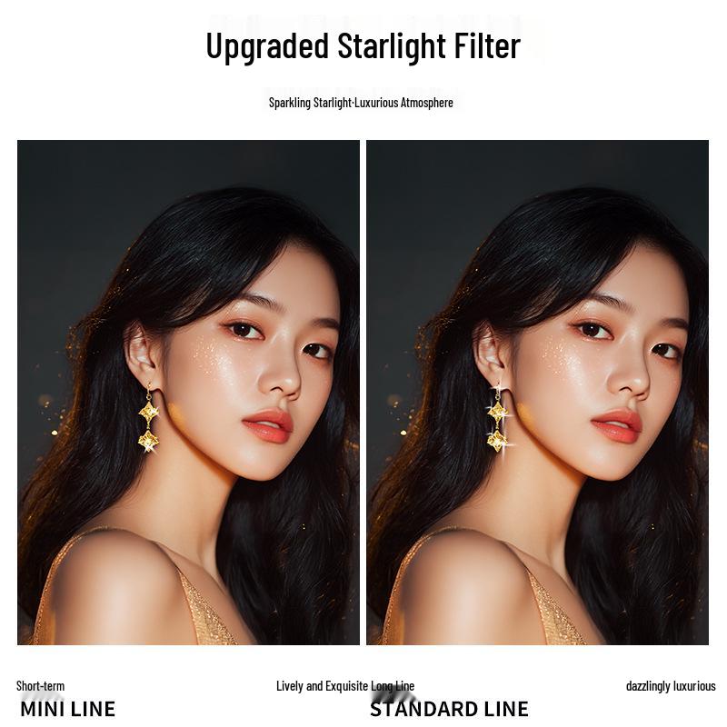 Макро Набор ND Поляризационных Фильтров: 4-точечные, 6-точечные, 8-точечные фильтры «Звездный взрыв» и «Мягкий фокус» для ночной сцены, HD-фотография.