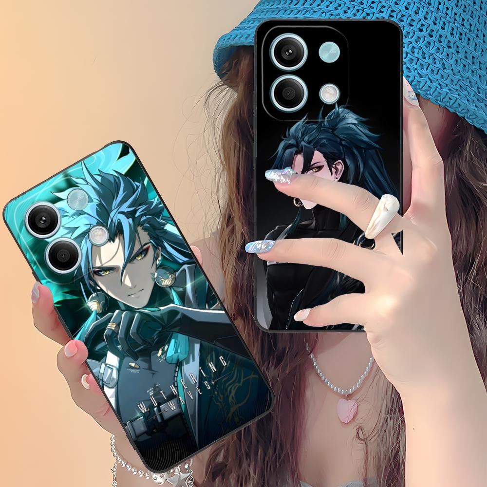 Wuthering Waves Jiyan Phone Case for Xiaomi Redmi Note 14 13 12 11 S Pro Plus 4G 5G Colour Printing Cover Pretty Cover Luxury