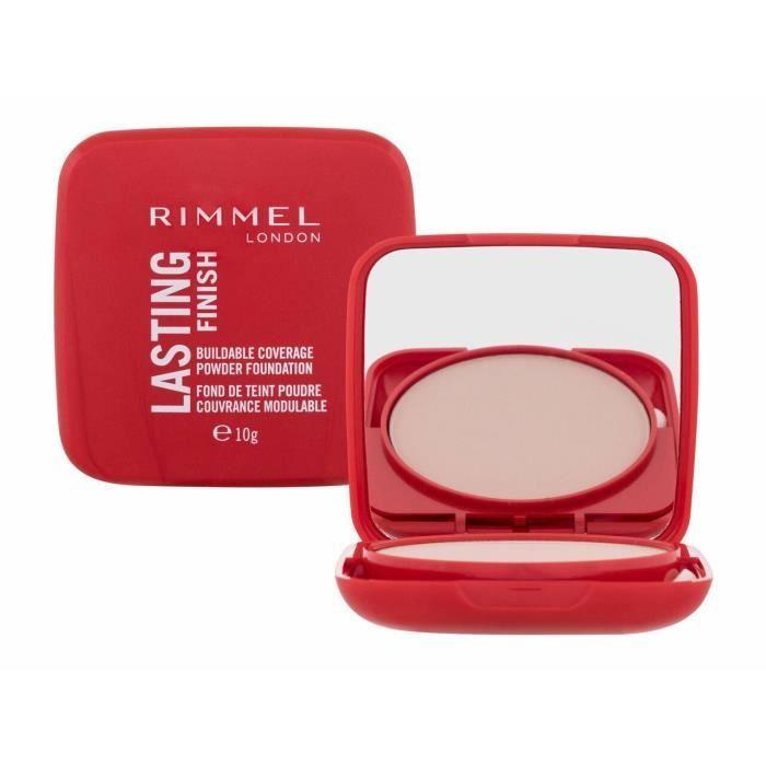 Rimmel London 10g Fond De Teint Poudre Finition Longue Durée, Porcelaine 01 Fair, Maquillage