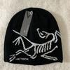 Шапка-бини Пряжа Вязаная Шапка Слово Птица Теплая Шерстяная Кепка Унисекс Хип-хоп Стиль Шапка Осень Зима