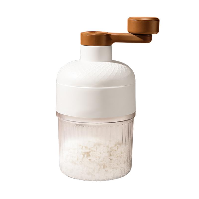 Shaved Ice Machine Mini Ice Crusher Hand Operated Shaved Ices Milkshake Maker Household Portable Small Hail Machine Kitchen Tool