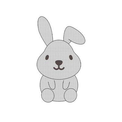 K Company Мягкая игрушка Rappy Corduroy Series, сидячая, маленькая, улыбающаяся, В135 x Ш70 x Г70мм, LPC-ONS-SM