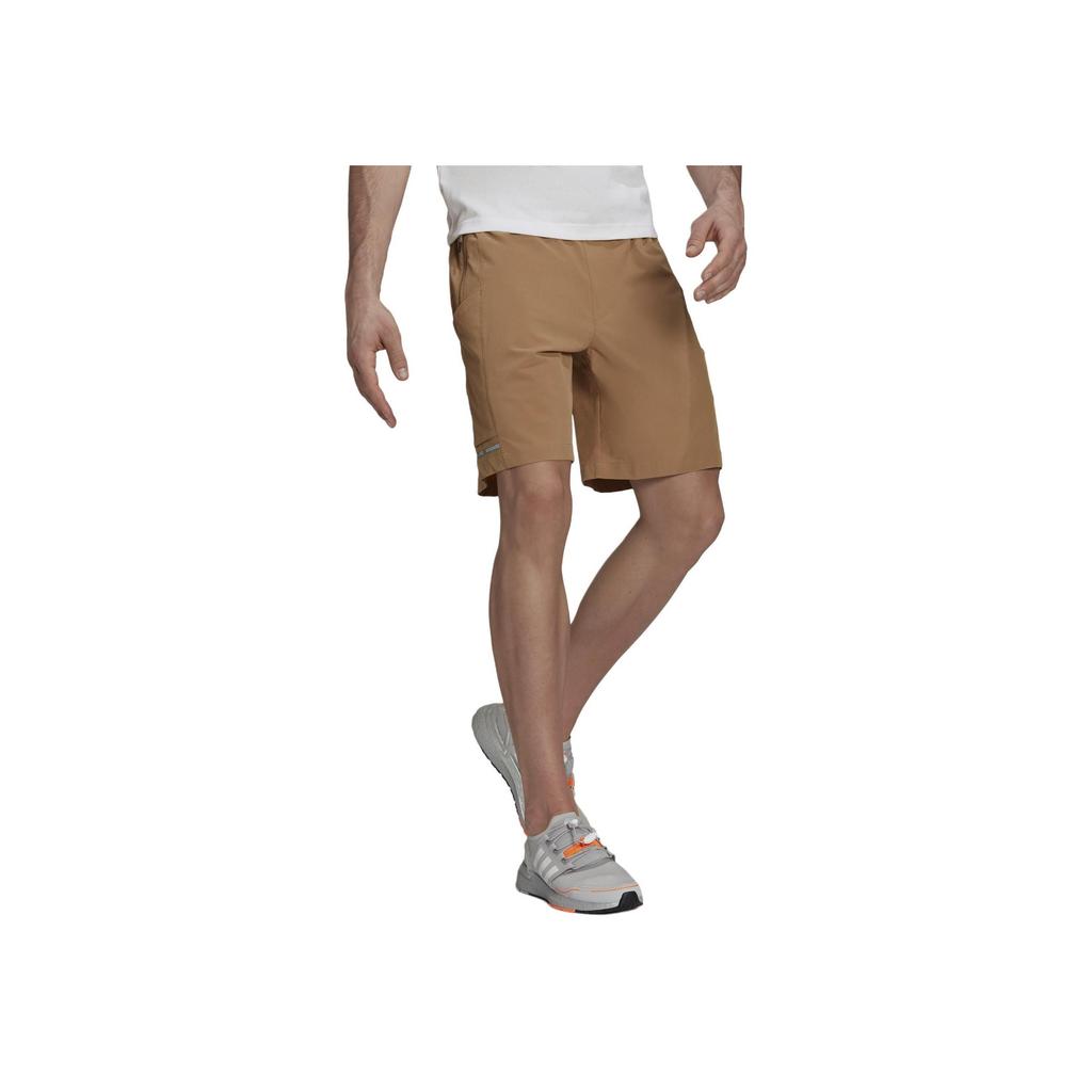 adidas Мужские шорты Th Short Wv Id с регулируемым поясом, плетеные шорты, цвет Mesa Yellow, GU1745