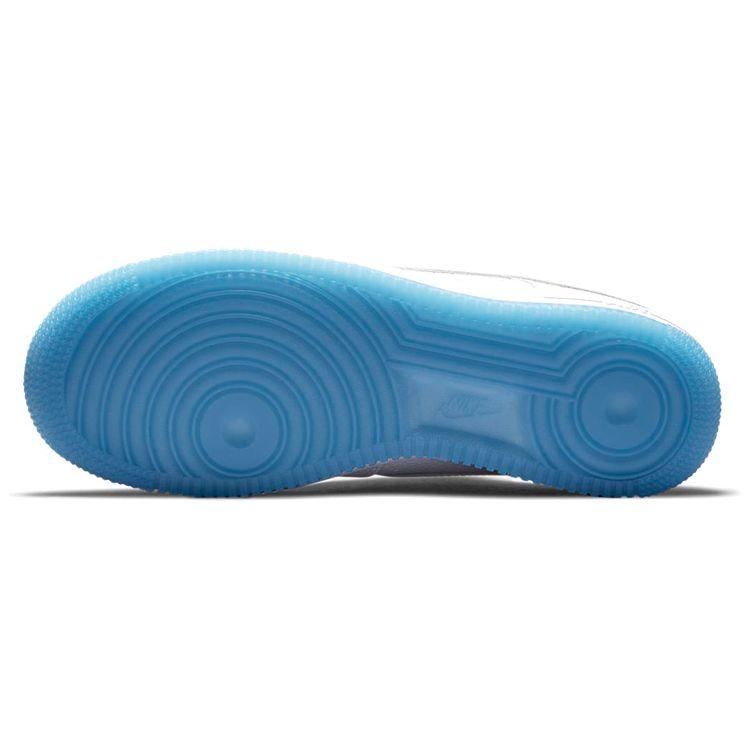 Nike Air Force 1 07 LX UV Reactive Swoosh Женские кроссовки Белые университетские синие DA8301-101