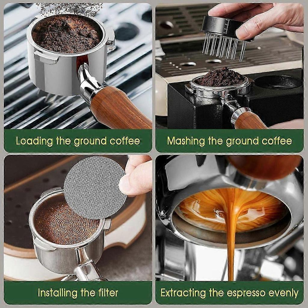 Рожок 51 мм для кофемашины DeLonghi Dedica EC680/EC685, Бездонный рожок с корзинами для фильтра
