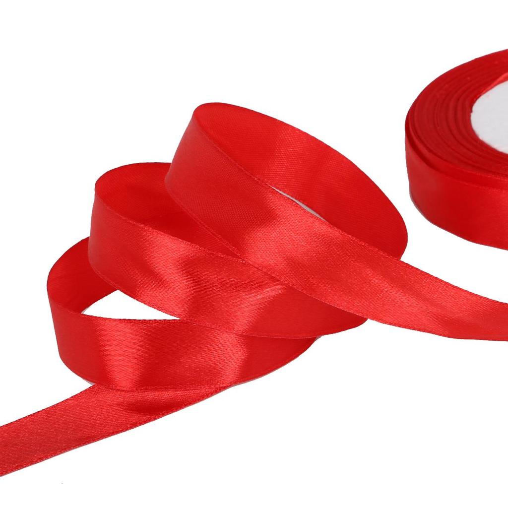 25Yard Satin Ribbons for Wedding Birthday Party Gift Wrapping Christmas Halloween Festival Supplies DIY Crafts Ribbon