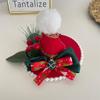 Bowknot Children Christmas Hair Clip Christmas Formal Hat Christmas Hat Headband  Girls