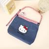 Сумка через плечо Hello Kitty из джинсовой ткани для детей и коллекционеров