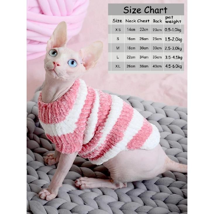 Pet Cat Clothes Winter Autumn Warm Cats Sweater Jumper Sphynx Dog Hoodie Clothing Pullover Knitted Shirt For Cat Kitten Supplies