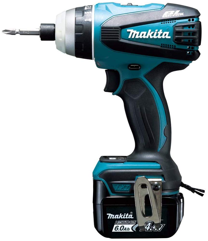 Makita TP131DRGX Impact Driver 145Nm Two 6Ah and Charger Included 4-Mode (14.4V) Blue, Torque, Batteries,