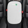 NADH5 Suede Leather Car Armrest Box Cover Center Cushion Armrest Protector Cover For Skoda Yeti Octavia 3 A5 Fabia Kodiaq Rapid Karoq