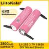 LiitoKala 3.7V Lii-28S 18650 2800mAh 13A Power перезаряжаемая литиевая батарея для электроинструментов светодиодный фонарик + никелевые листы