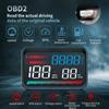 M26 Автомобильный OBD HUD Проекционный дисплей Цифровая скорость автомобиля Напряжение Обороты в минуту Температура воды Датчик топлива Автомобильные электронные аксессуары С сигнализацией