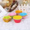 6Pcs Silicone Cake Cupcake Cup Cake Tool Bakeware Baking Silicone Mold Cupcake