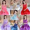 Imitation Silk Nightdress Ladies Sexy Pajamas Silk Lace Big Swing Dress Pure Home Apparel