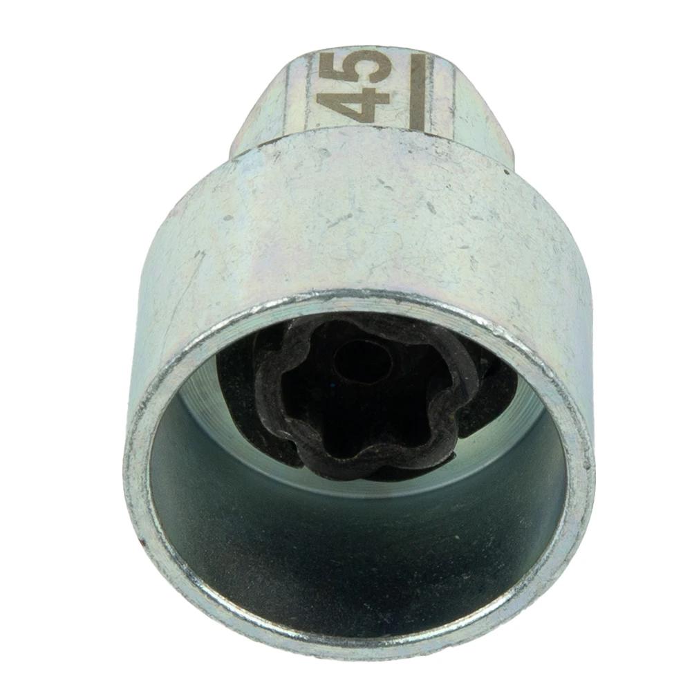 Reliable Theft Prevention With Tire Wheel Lock Anti Theft Screw Lug Nut Bolt 45 Removal Key Socket For BMW F12