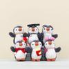 Penguin Plush Keychain Toy With Pp Cotton Filling For Bag Decoration Keychain