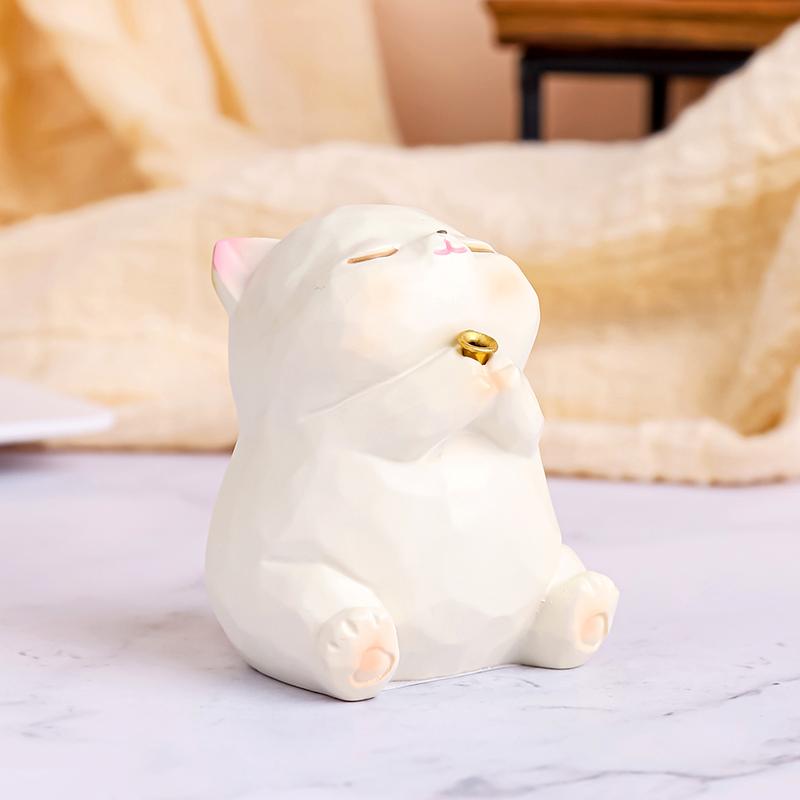 1 шт. мультяшное животное, забавная курильница для благовоний, милый орнамент Dsek, подарок на вечеринку, поделки из смолы, благоприятная удача, домашний декор
