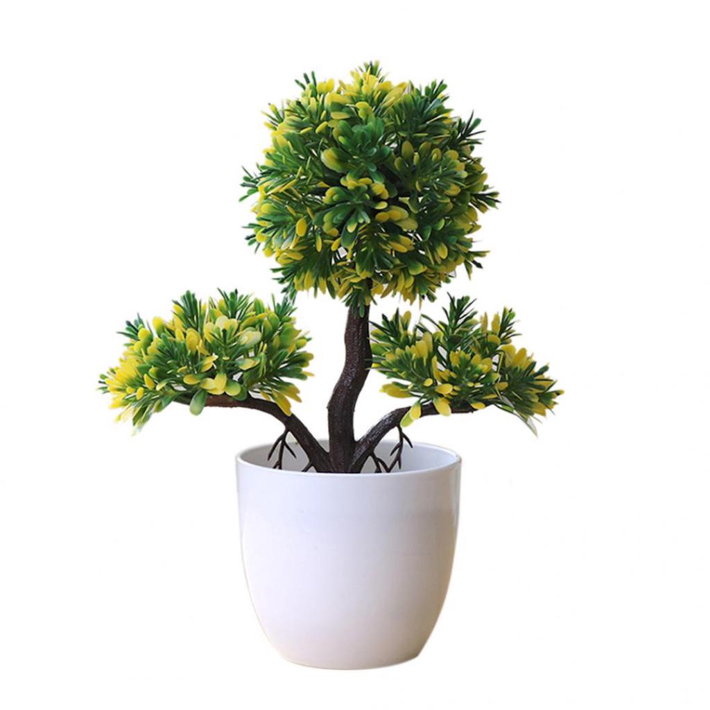 Приветствие гостей Сосна Имитация горшечного растения Поддельный бонсай Декор для домашнего офиса AVE