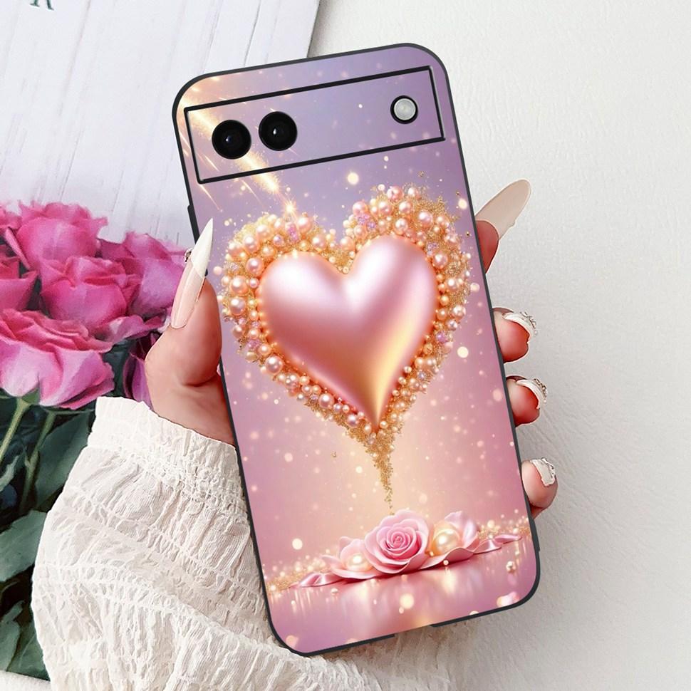 Luxury Painted Cover For Google Pixel 6A Case Soft Silicone Phone Case For Google Pixel 6A Google6A 2022 Back Cover 6.1"