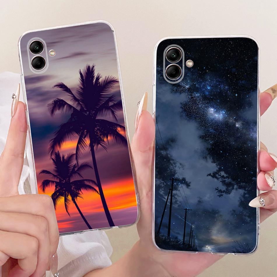 Для Samsung Galaxy A04 A04e A042F A045F Крутой Чехол для Телефона с Рисунком Дракона и Тигра Для Samsung A04 A04e Мягкие Силиконовые TPU Чехлы