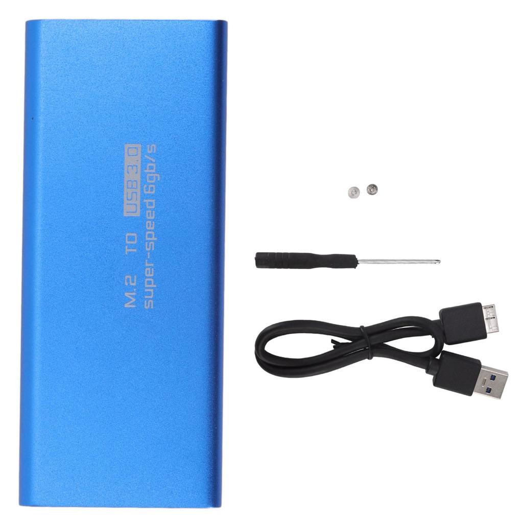 Корпус-адаптер MSATA на USB3.0 6 Гбит/с Синий Адаптер MSATA SSD для 30x30 мм 50x30 мм Внешний