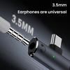 USB C To 3.5mm Audio Jack Adapter with PD100W Fast Charging Dual-Port Adapter Universal Headphone Adapter