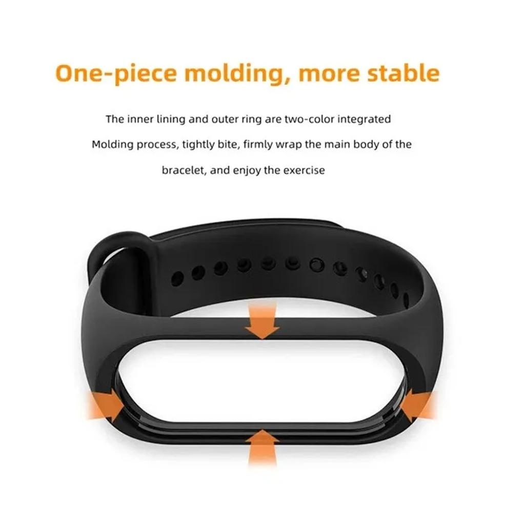 Универсальный ремешок для часов Mi 7/6/5 Mi Band 7, умный спортивный браслет Mi Band 7, сменный силиконовый ремешок Mi Band 7, ремешок на запястье