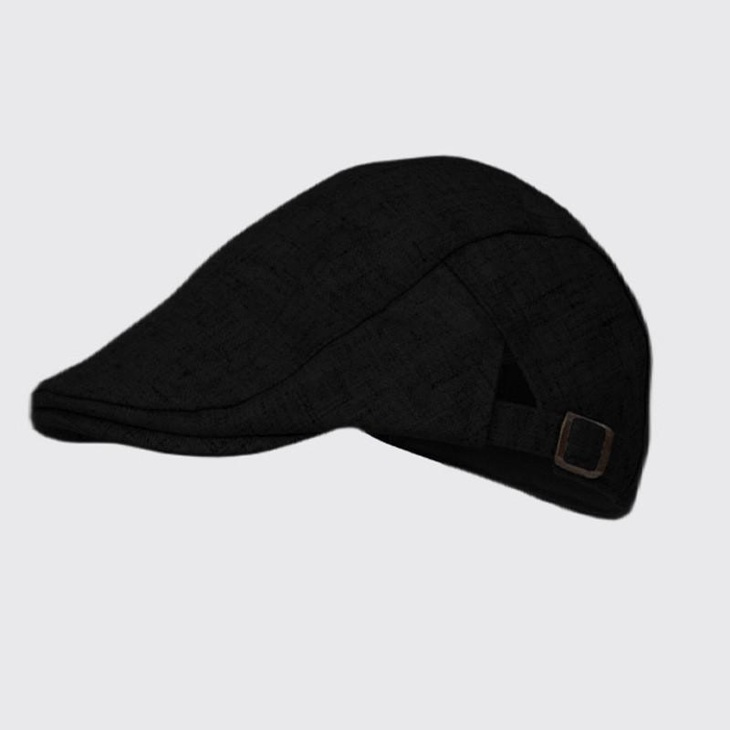 Литературная и ретро кепка вперед Осенне-зимняя шляпа Женская шляпа для большого обхвата головы, подчеркивающая лицо Маленький берет Универсальная кепка-газетчик