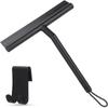 Shower Squeegee for Glass Doors Silicone Squeegee with Hook Bathroom Shower Mirrors Tiles and Car Windows Streak Free Cleaning